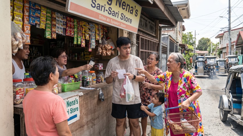 Scene 2: Ang Pagsalakay ng mga Kamag-anak at ang Nawawalang Suka