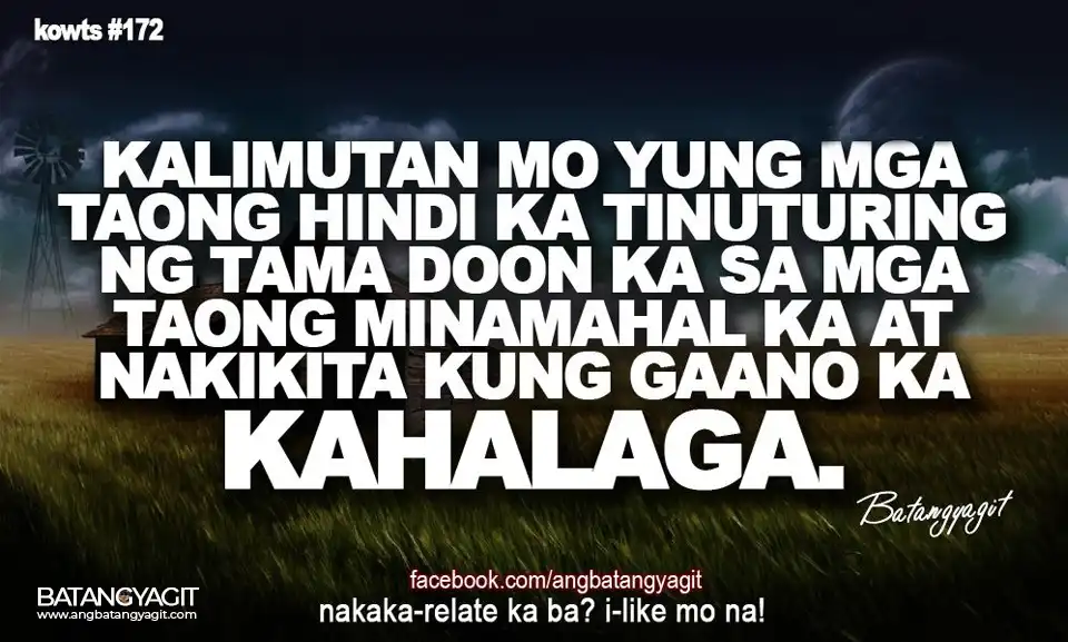 Kowts #172: Kalimutan mo yung mga taong hindi ka tinuturing ng tama doon ka sa mga taong minamahal ka at nakikita kung gaano ka kahalaga